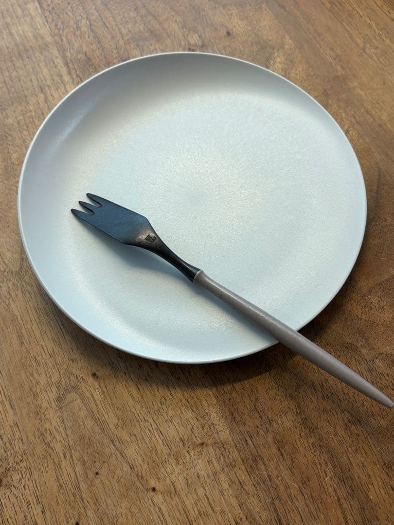 【ARAS】 深皿スクープ中５枚＆小皿スロープ５枚＆デザートフォーク5本