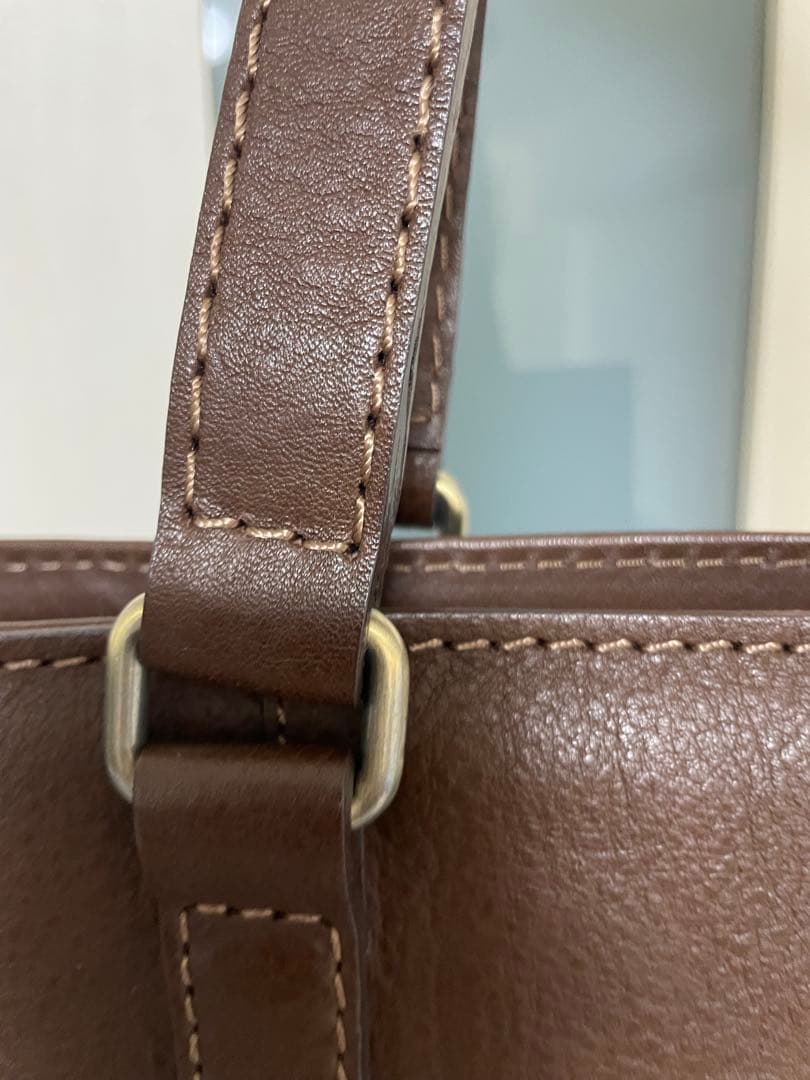 最終値引き 土屋鞄製造所 【美品】トーンオイルヌメ デイリートート