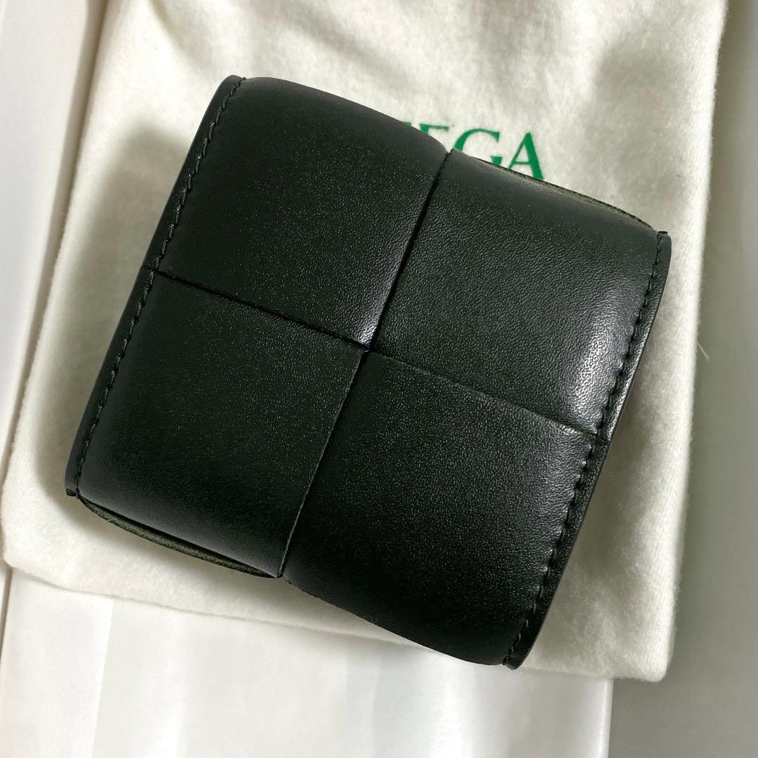 BOTTEGA VENETA / カセット 折り畳みパース ダークグリーン