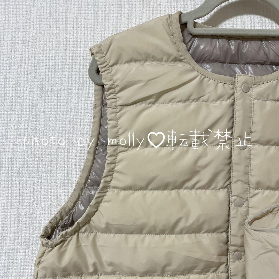 ダントン　インナーダウンクルーネックベスト