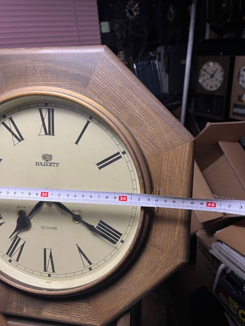 タケダゼンマイ振り子時計、タケダ時計、マジェスティ ゼンマイ振り子時計、昭和
