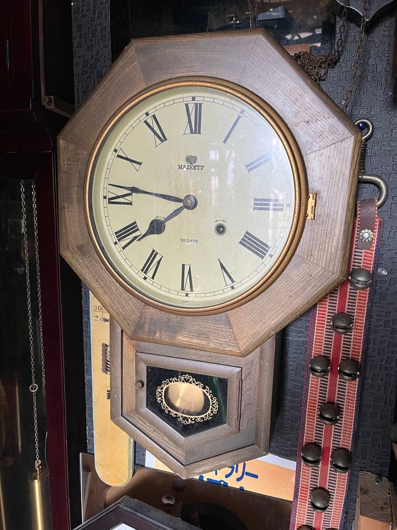 タケダゼンマイ振り子時計、タケダ時計、マジェスティ ゼンマイ振り子時計、昭和