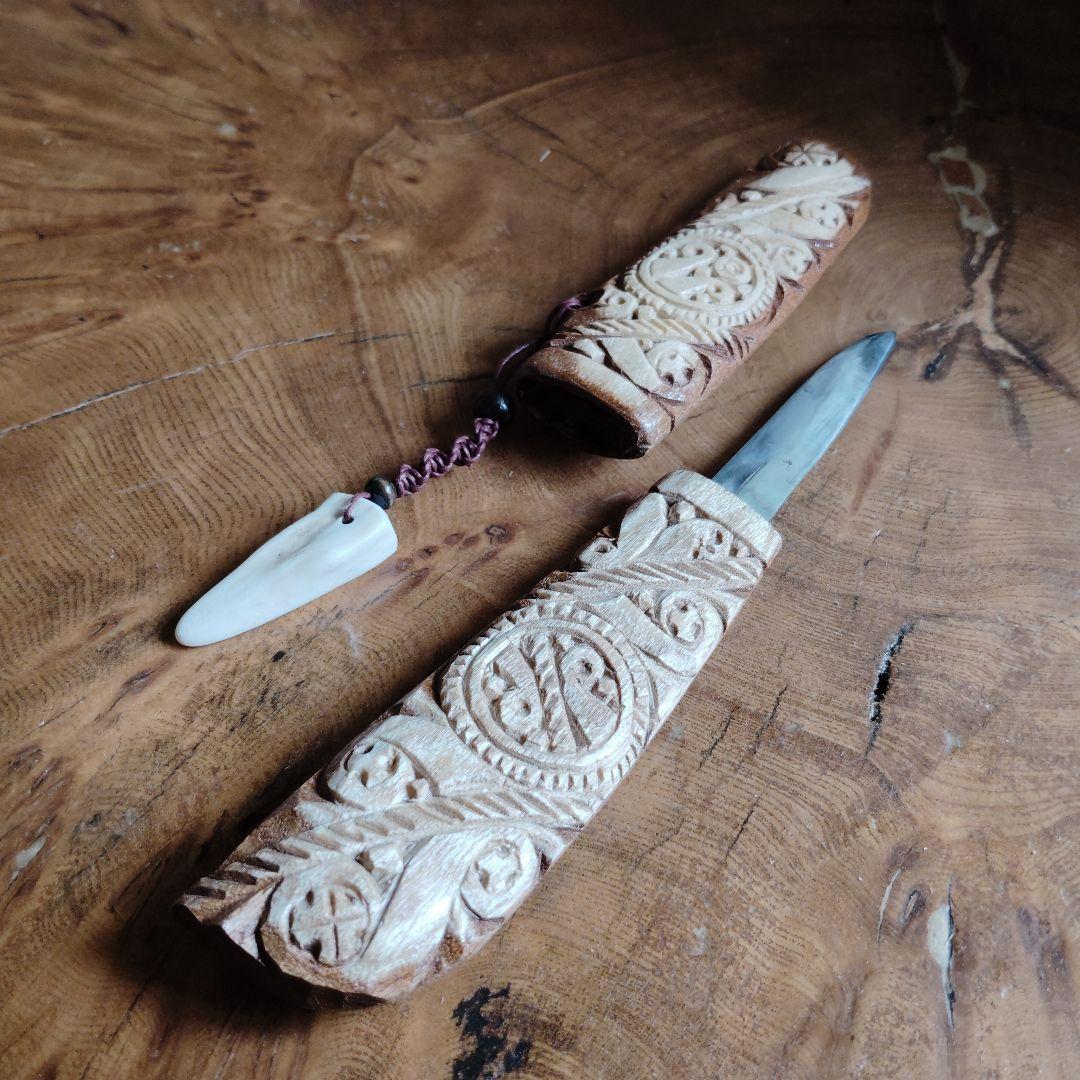 【ごん】アイヌマキリ+かごバック