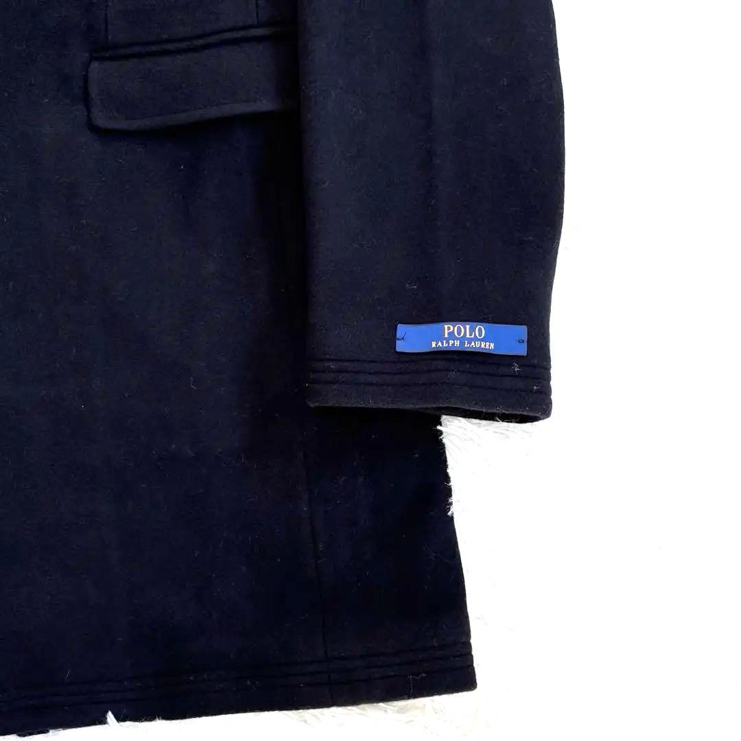 【近年✨️】ポロラルフローレン チェスターコート ロング ウール ブラック XL