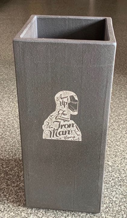 【レア】アイアンマン　信楽焼　傘立て