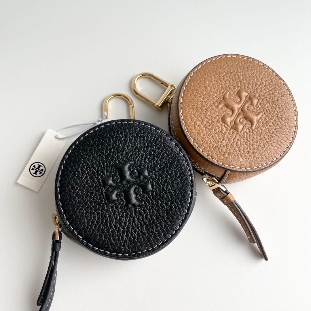 トリーバーチ バッグチャーム ポーチ 小物入れ レザー ロゴ テア 新品