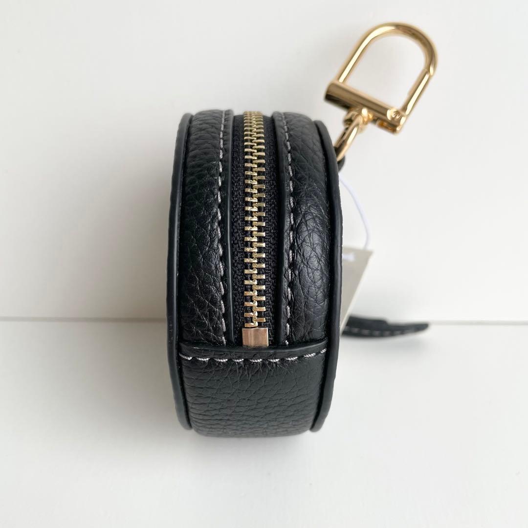 トリーバーチ バッグチャーム ポーチ 小物入れ レザー ロゴ テア 新品