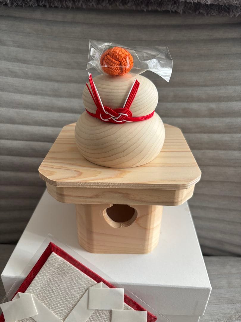 中川政七商店　木製　鏡餅　未使用