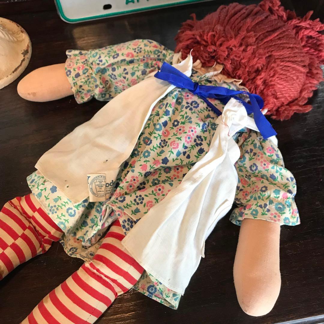 ラガディアン&アンディ　RAGGEDYANN ドール　ぬいぐるみ　ビンテージ
