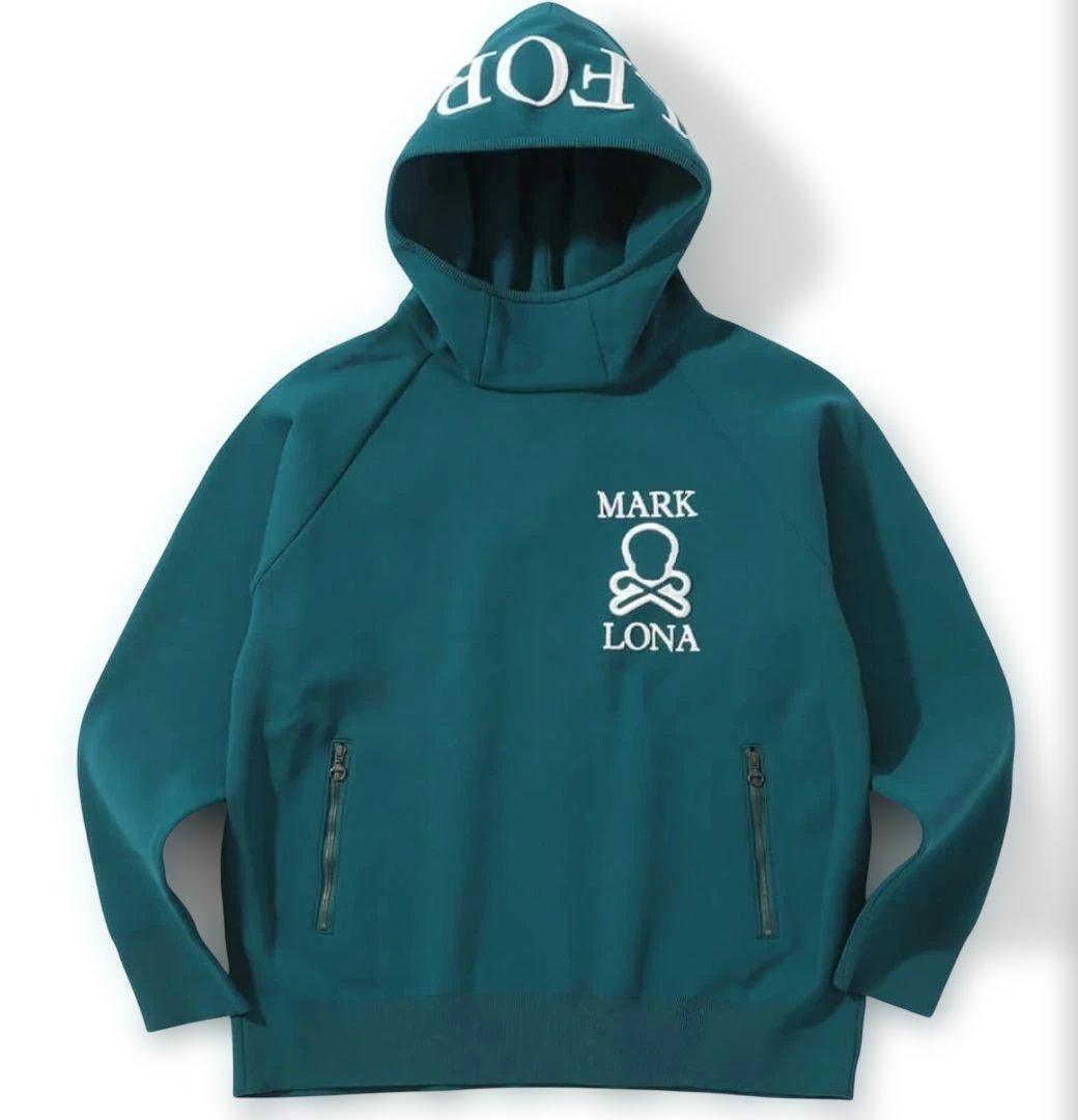 ★新品★マークアンドロナ ニットフーディットパーカー メンズ LL(XL) 緑