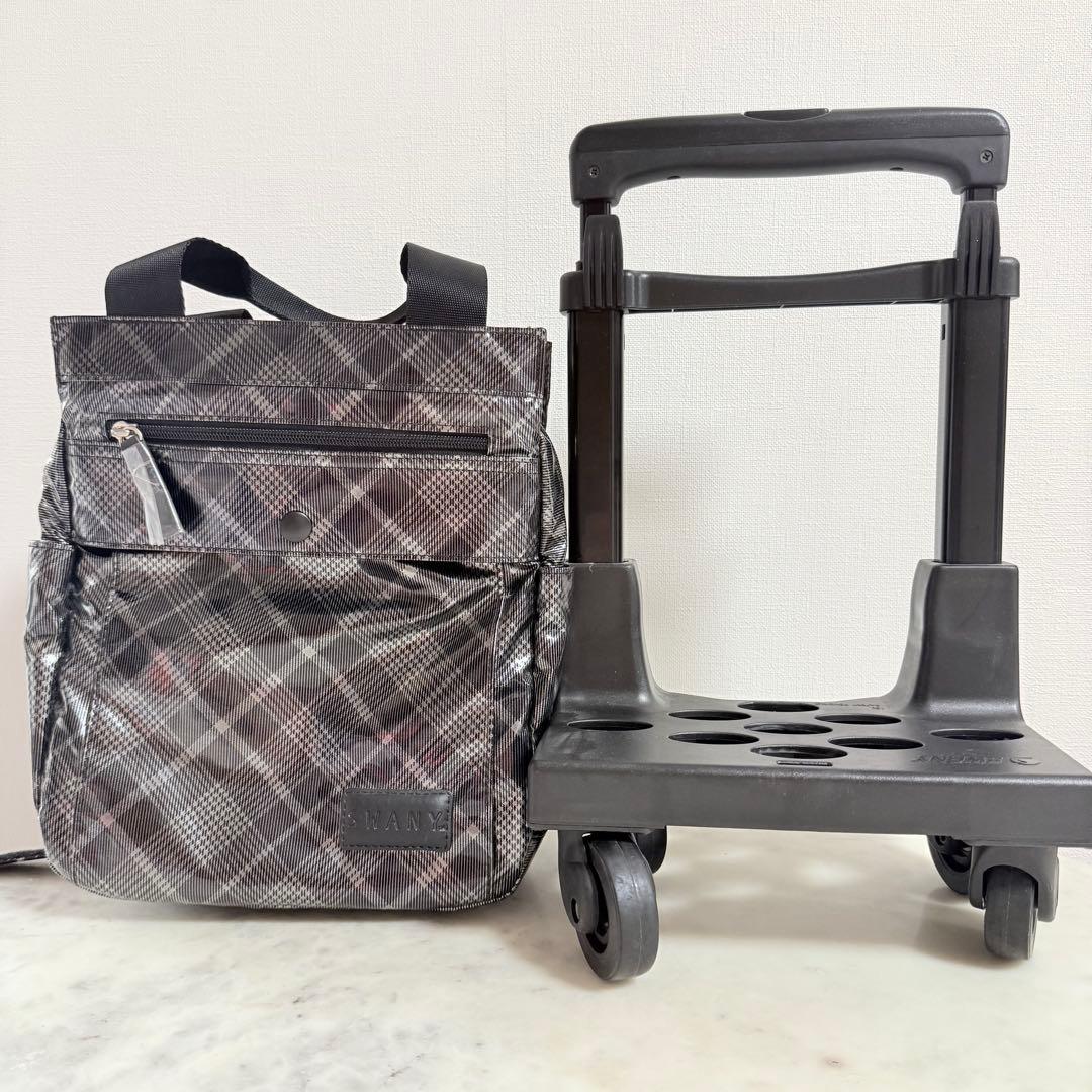 【新品】SWANYスワニー 支えるバッグ　キャリーバッグ　4輪　軽量