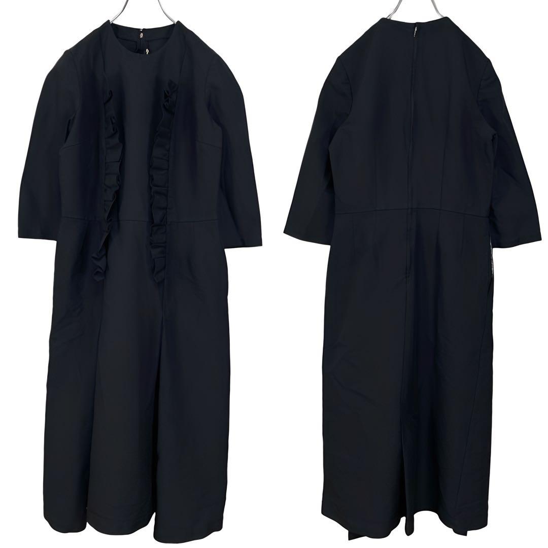 コムデギャルソン コムコム 19AW フリル ワンピース 黒M