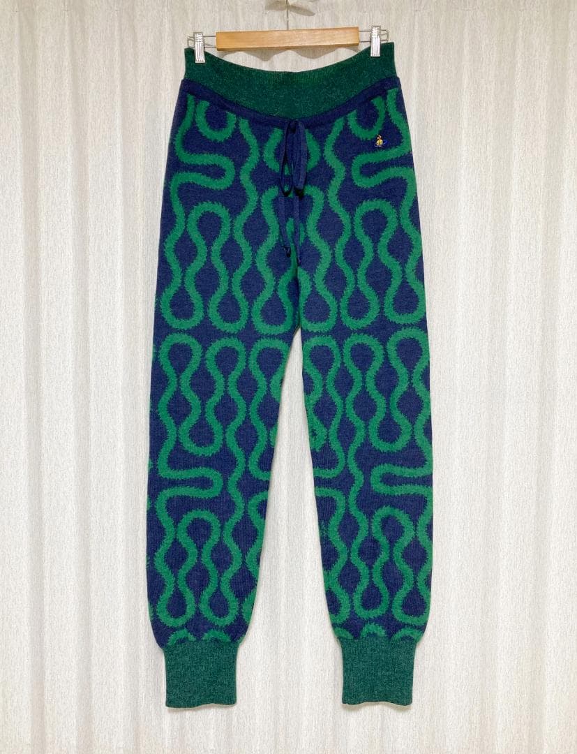 [VIVIENNE WESTWOOD] 21AW スクイグルニットパンツ S/M