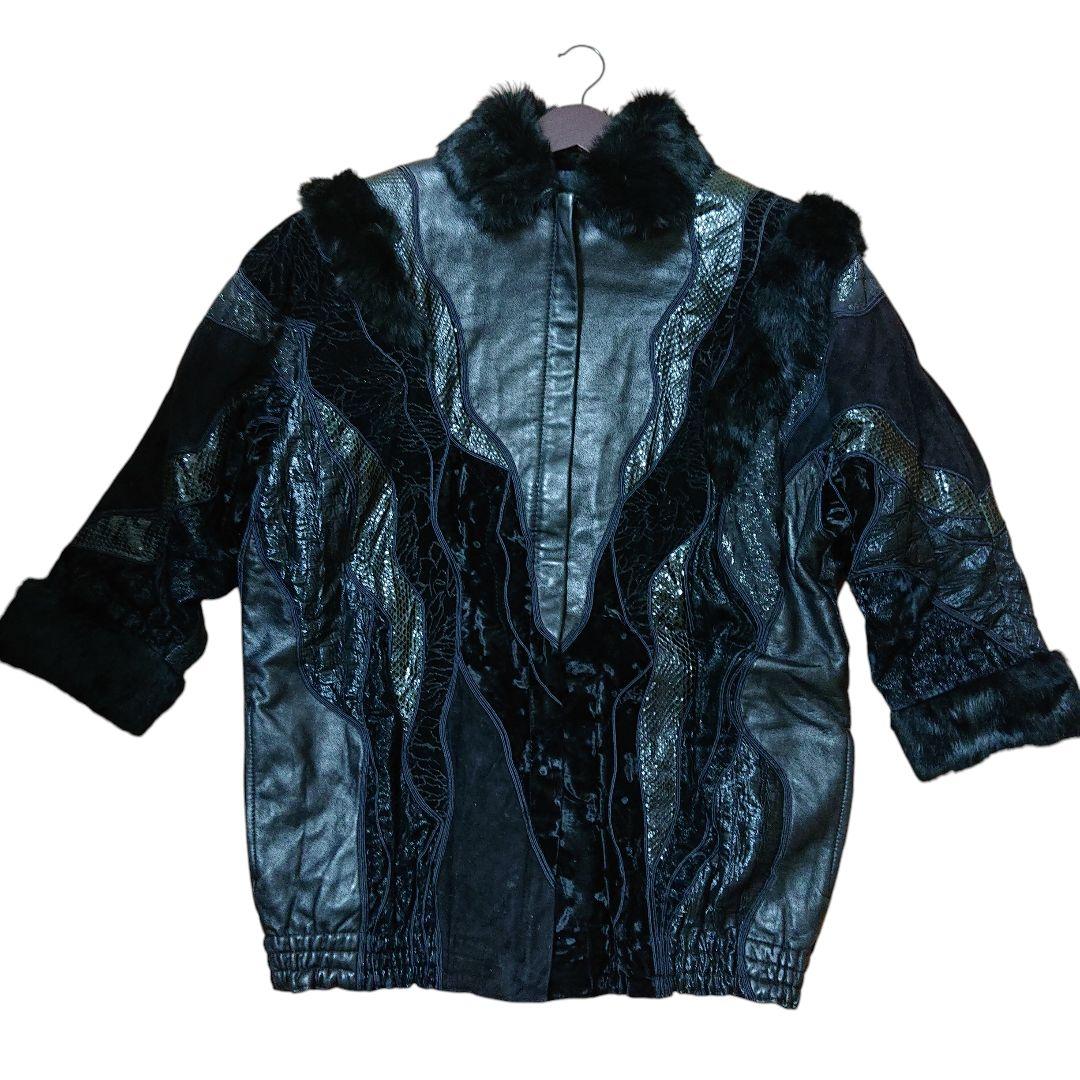 引越SALE価格 オーバーサイズ スペイン製 ドッキング レザージャケット