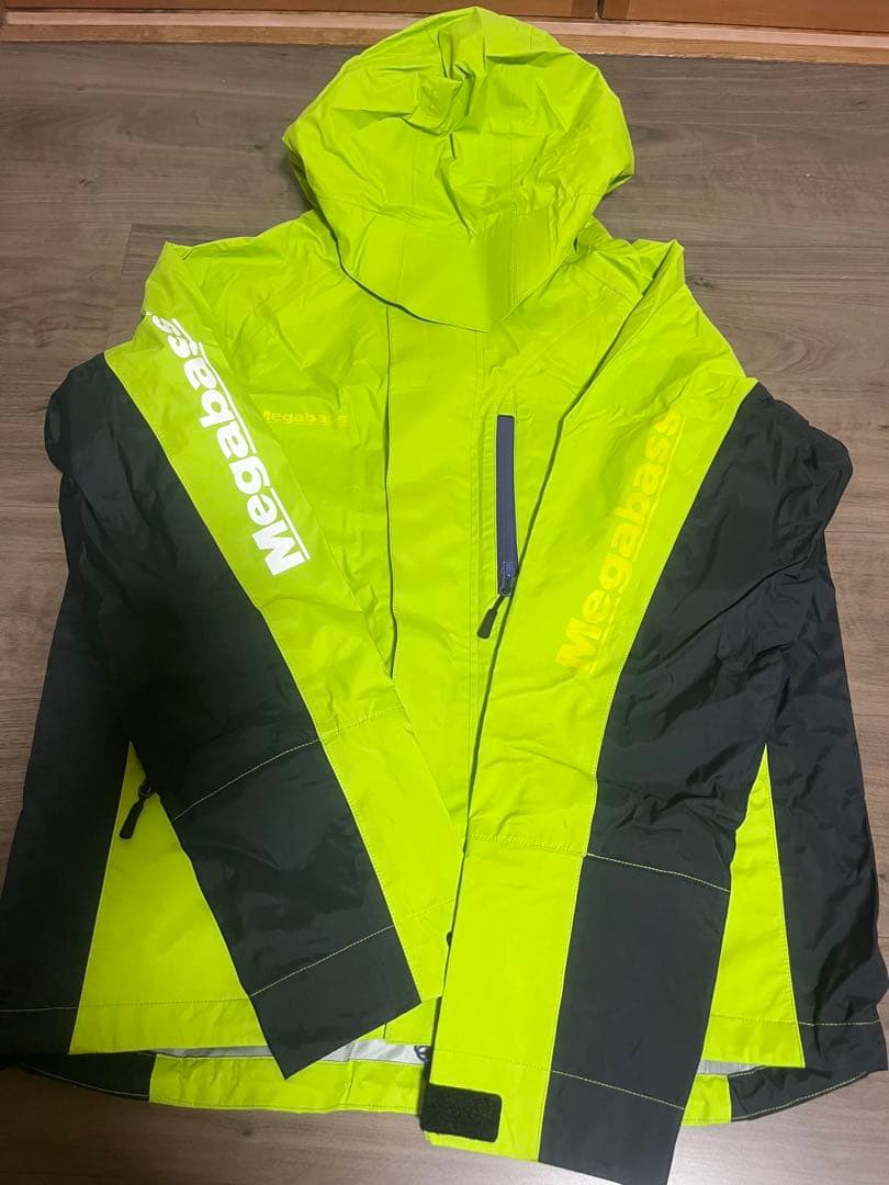 未使用　メガバス レインウエア　XL　MEGABASS　希少