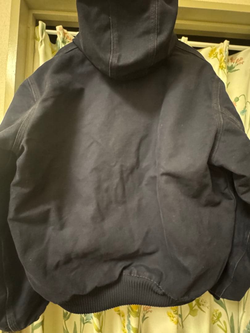 Carhartt フード付きネイビージャケット L