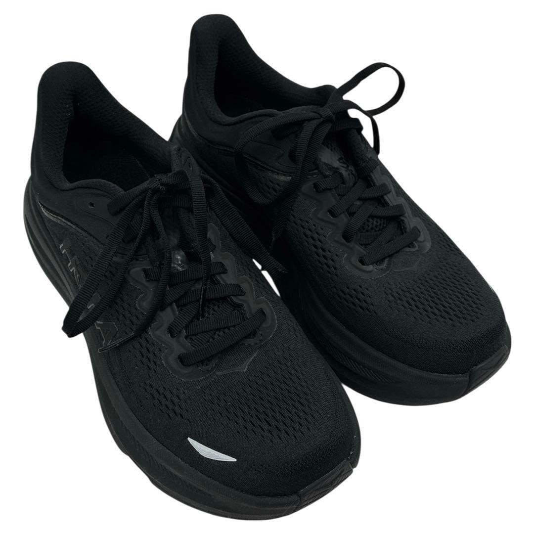 美品　ホカ　HOKA　レディース　W BONDI9　シューズ　24cm　ブラック