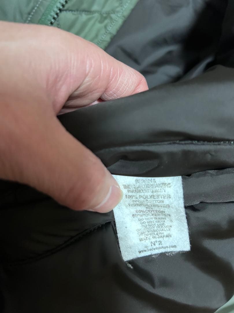 BEDWIN & The ベドウィン MA-1サイズ2オリーブ