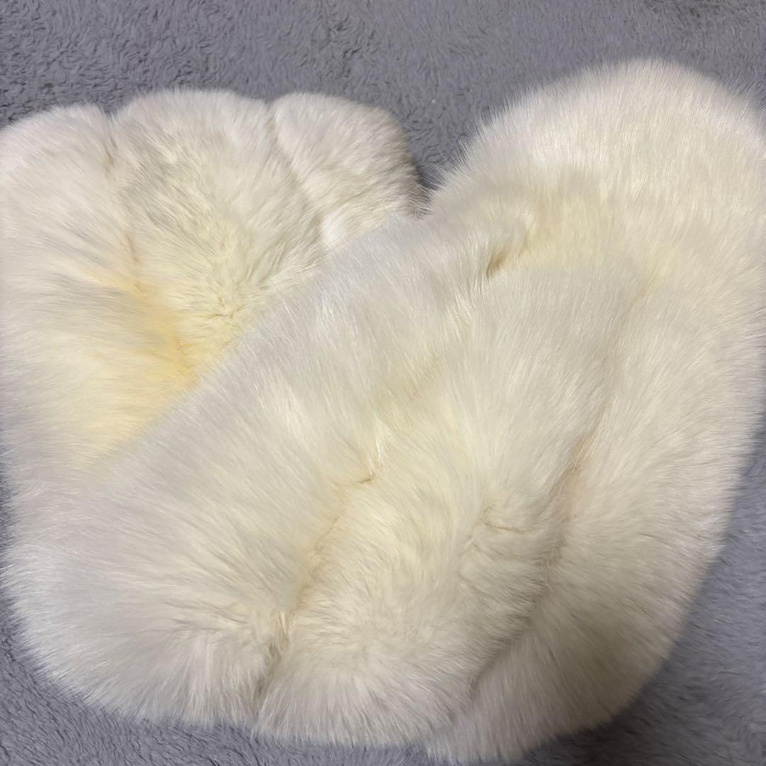 未使用　銀タグ　良色　サガフォックス　ショール　フォックスファー　成人式