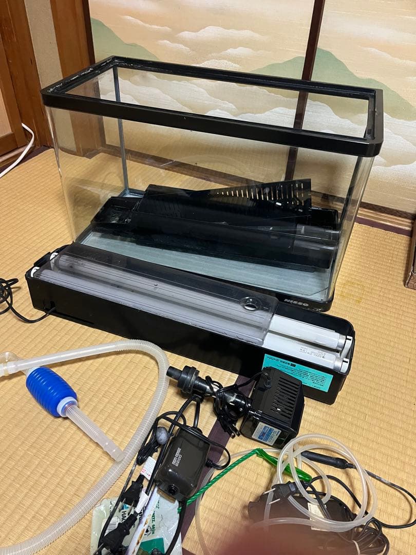 60cmニッソー水槽フルセット LEDライト付