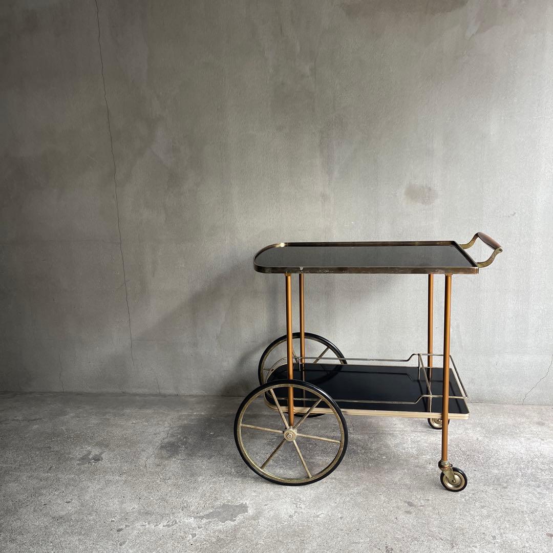 英国　PILKINGTON キッチンカート　ティートロリー　オールドヴィンテージ