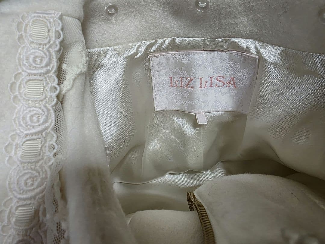 ૮*ა様 lizlisa シャギーツインリボンポンチョ