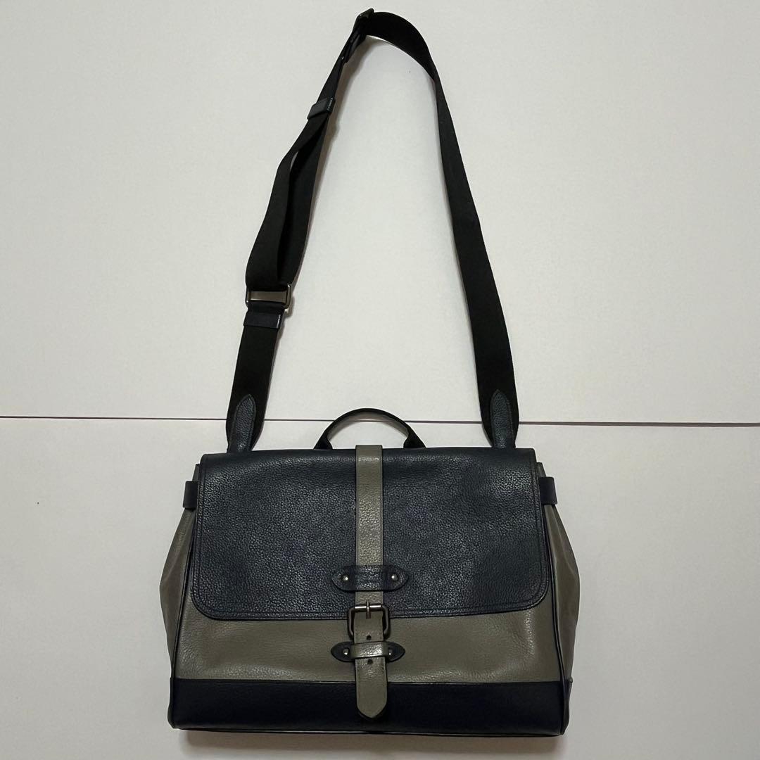 美品✨コーチ　ハドソン　2way メッセンジャーバッグ　ショルダー　レザー