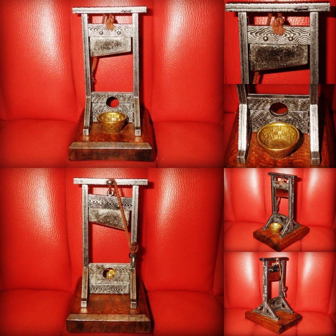 ギロチン★オブジェ★置物★シガーカッター★スーベニア★ビンテージ★悪趣味★