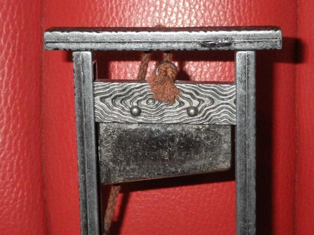 ギロチン★オブジェ★置物★シガーカッター★スーベニア★ビンテージ★悪趣味★