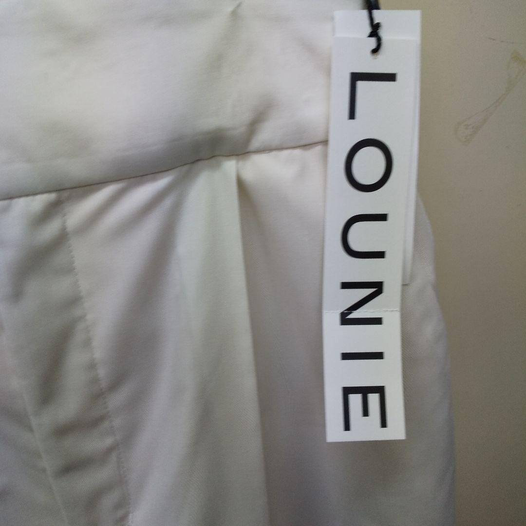 最終大サービスです‼️ LOUNIE 新品 オフホワイト サスペンダー付きパンツ