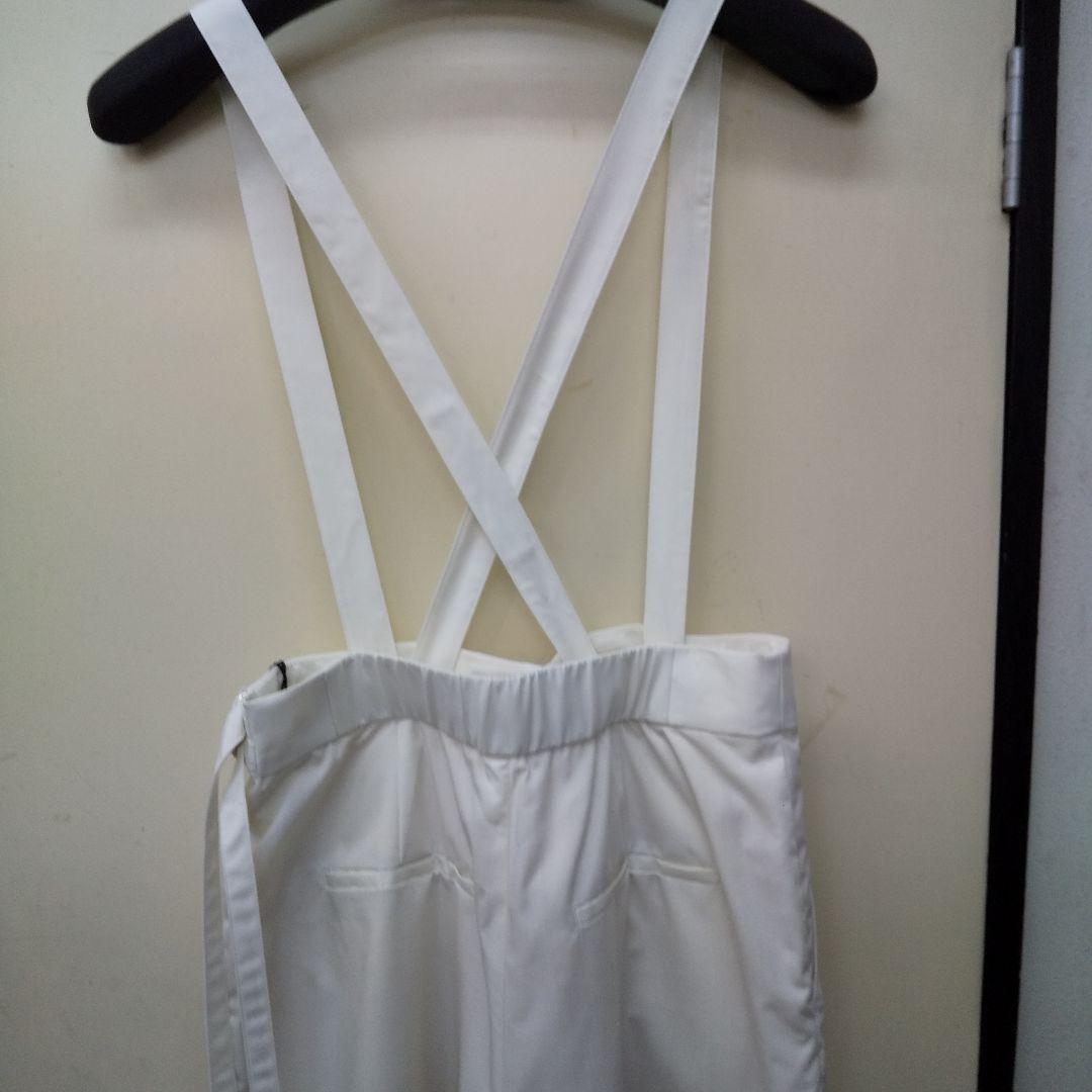 最終大サービスです‼️ LOUNIE 新品 オフホワイト サスペンダー付きパンツ