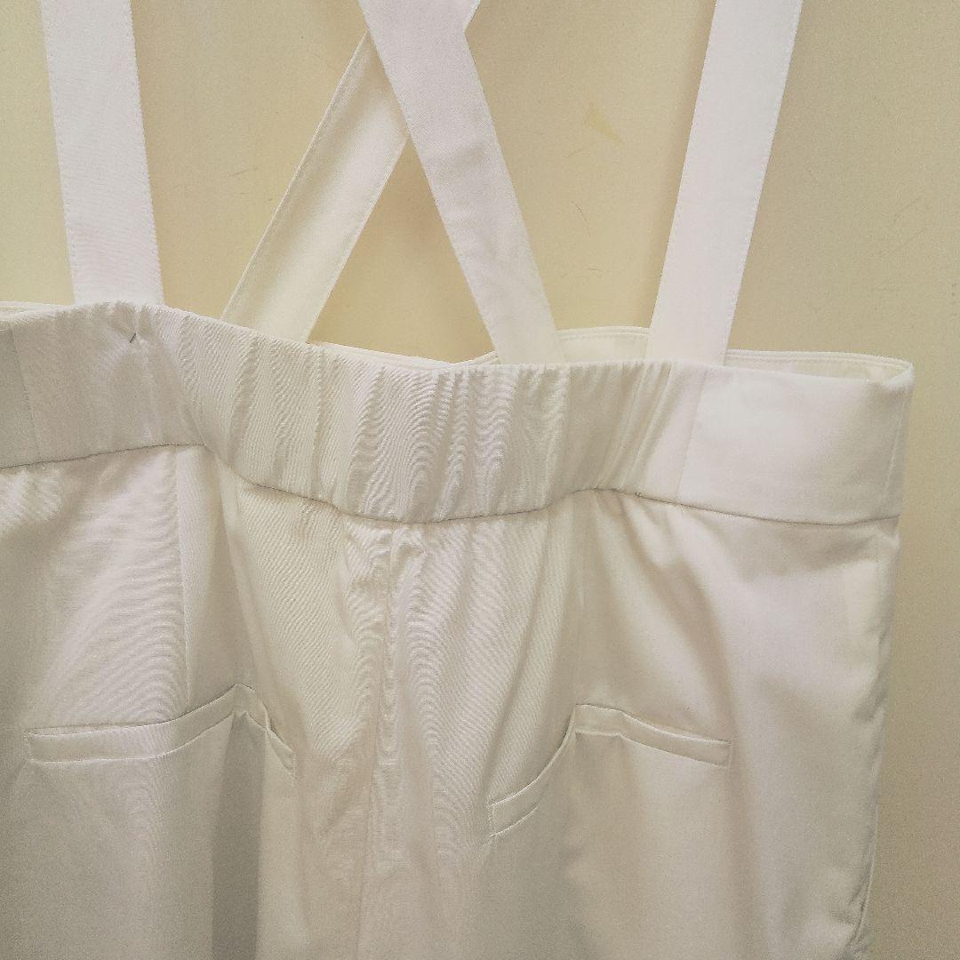 最終大サービスです‼️ LOUNIE 新品 オフホワイト サスペンダー付きパンツ