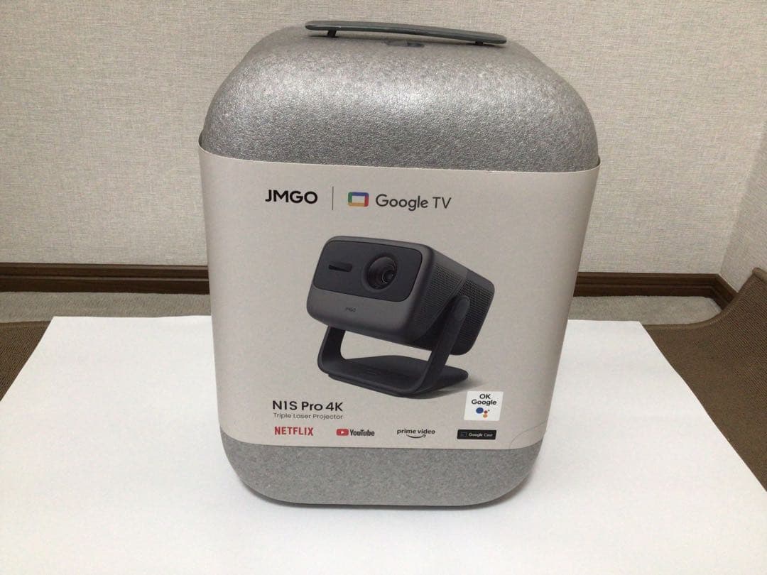 JMGO N1S 4K Proプロジェクター 本体 グレー