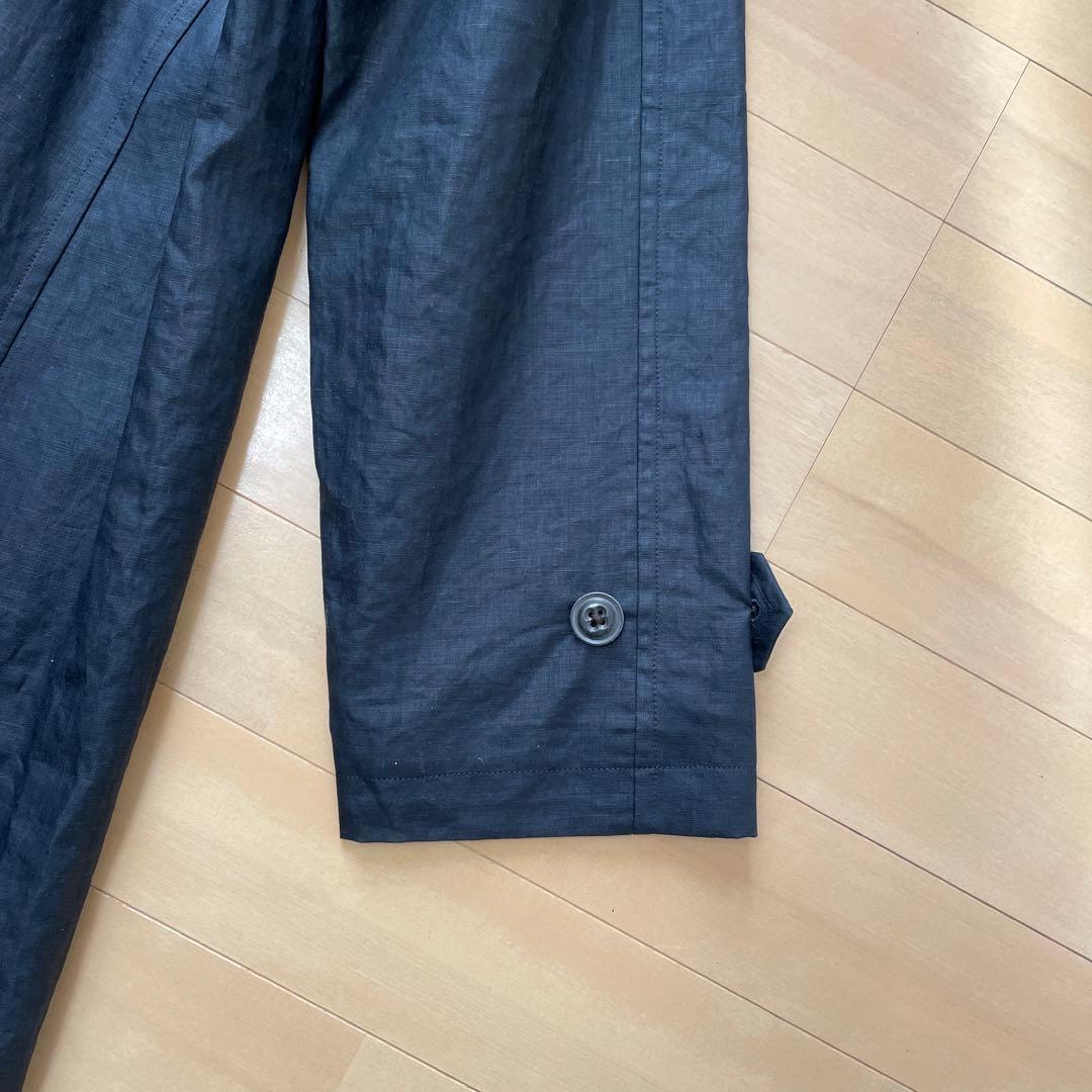 SCYE サイ　リネン　スプリングコート　ネイビー