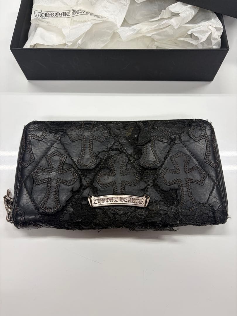 CHROME HEARTS クロムハーツ セメタリークロス 長財布