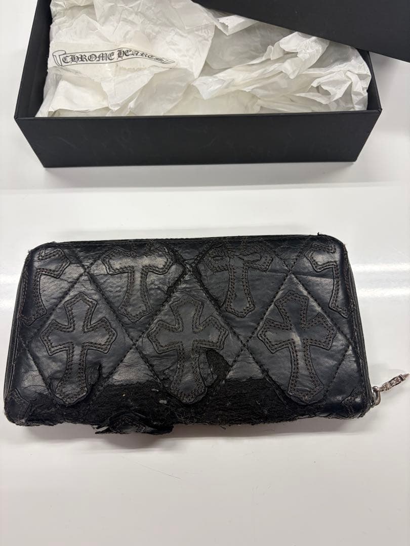 CHROME HEARTS クロムハーツ セメタリークロス 長財布