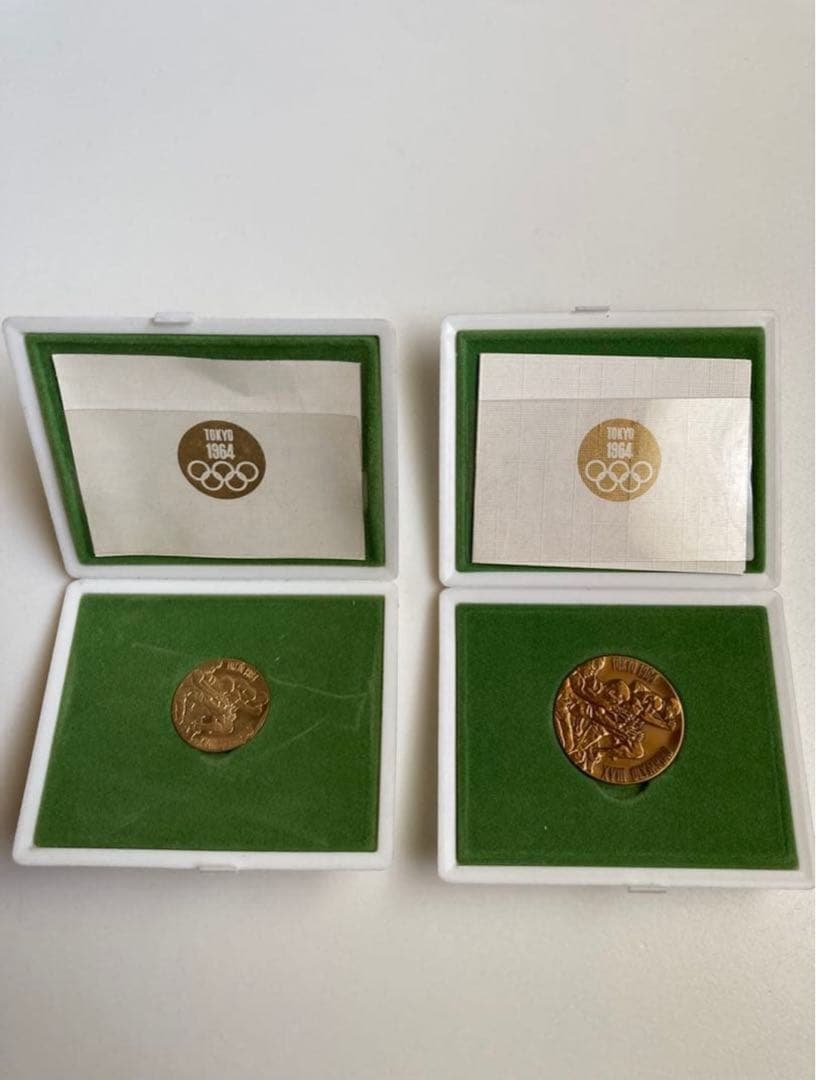 東京オリンピック 1964年 記念メダル 金・銅 18K 金メダル
