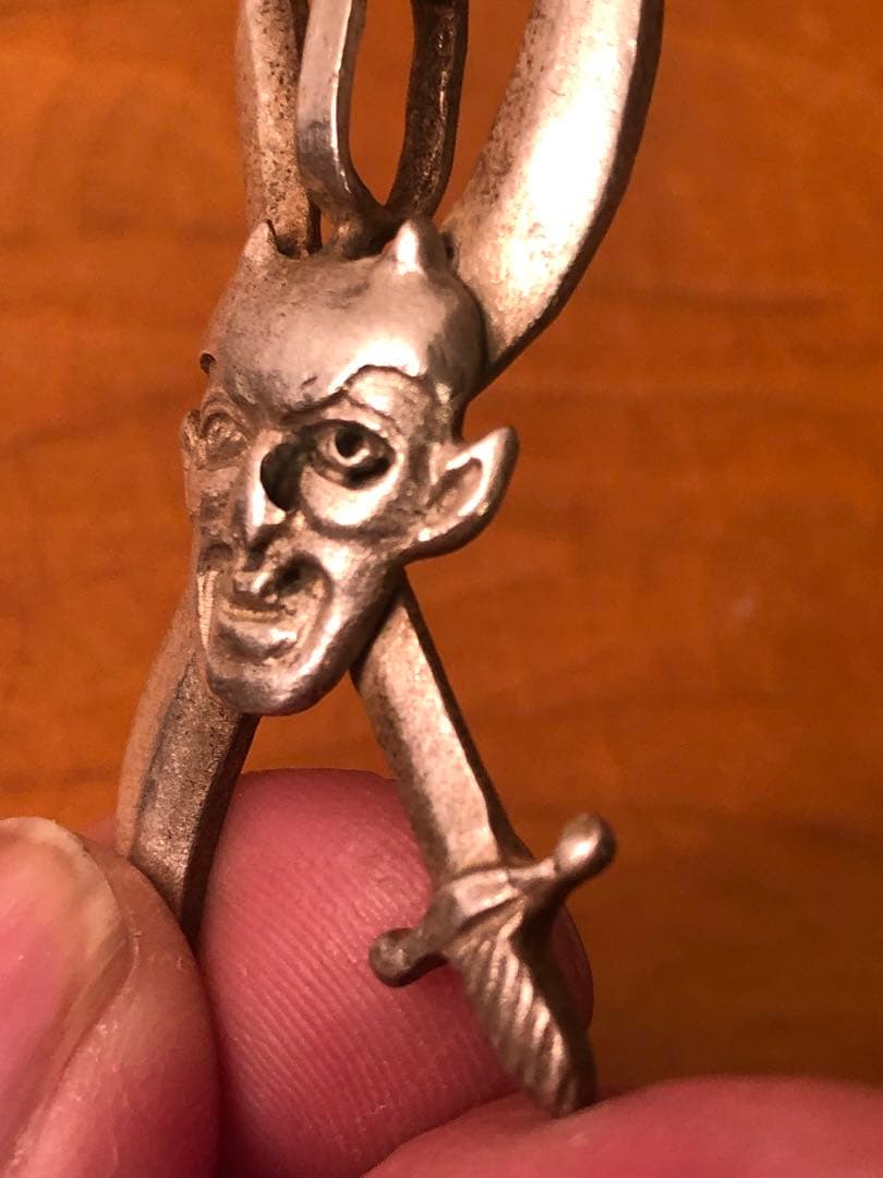 ビンテージ　10s デビル　悪魔　サタン インダストリアル　アンティーク　レトロ