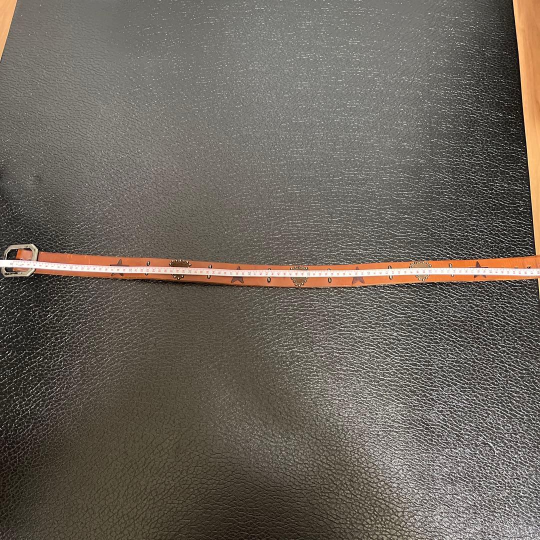 OLD STUD スタッズベルト　ブラウン