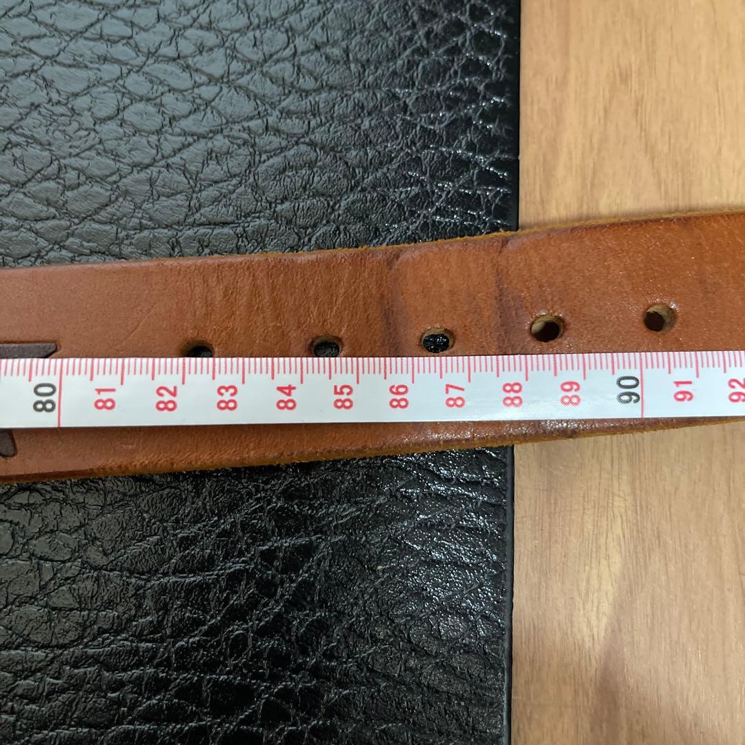 OLD STUD スタッズベルト　ブラウン