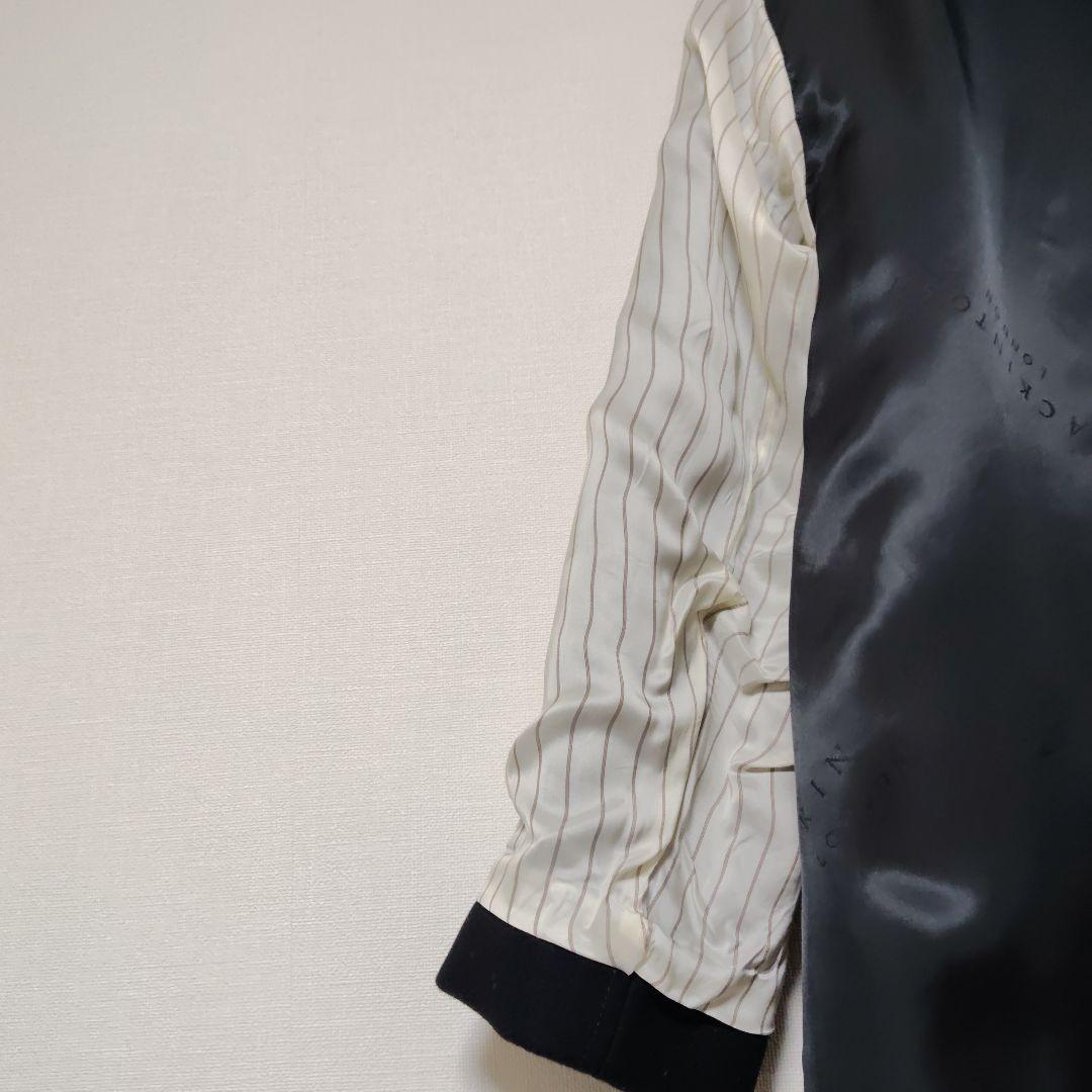 マッキントッシュ　ロンドン　フード付き黒コート