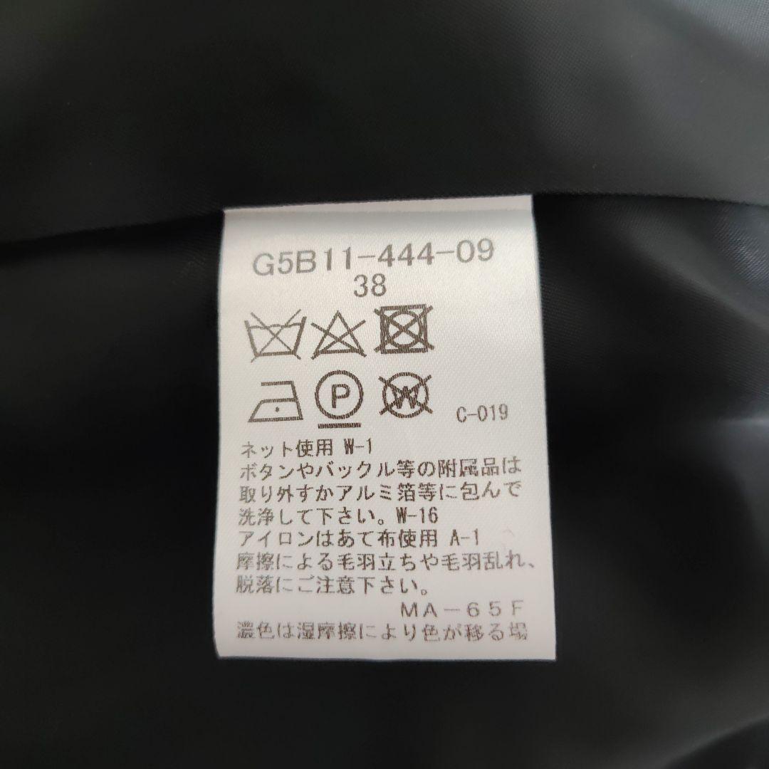 マッキントッシュ　ロンドン　フード付き黒コート