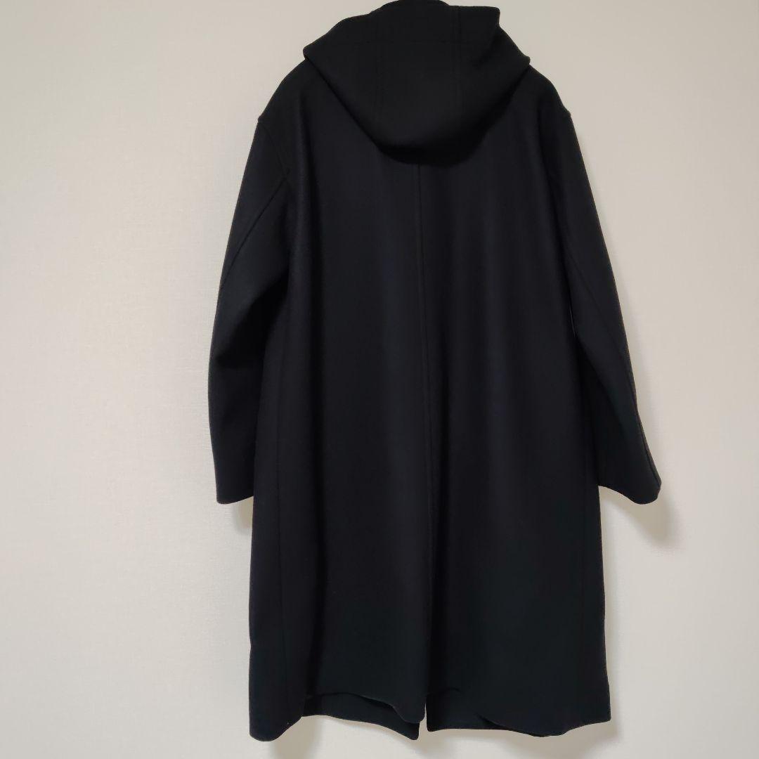 マッキントッシュ　ロンドン　フード付き黒コート