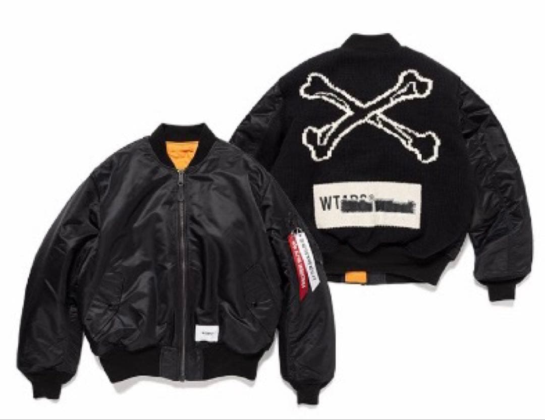 だ*ん様 WTAPS x Alpha MA-1 Core SPEC \"Black