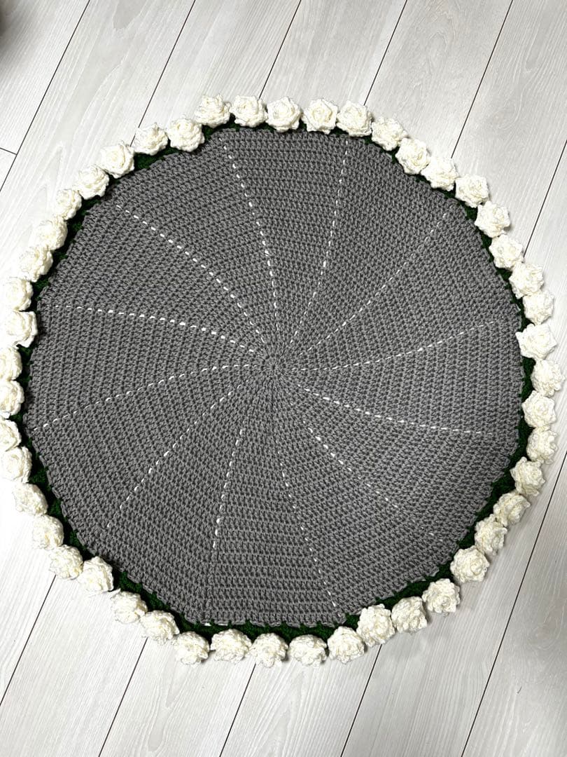 花束ブーケブランケット 白薔薇