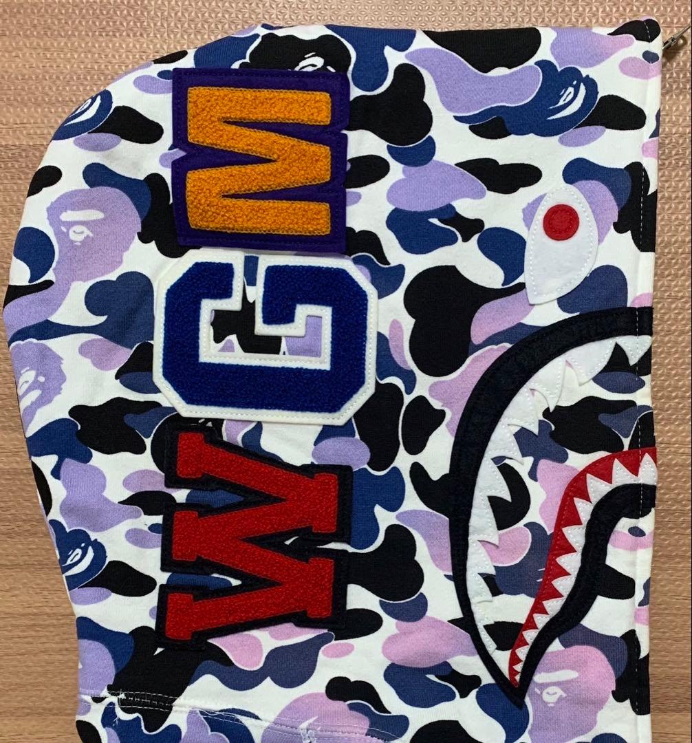 ★激レア★ APE 静岡 店舗 限定 シャークパーカー M パーカー kaws