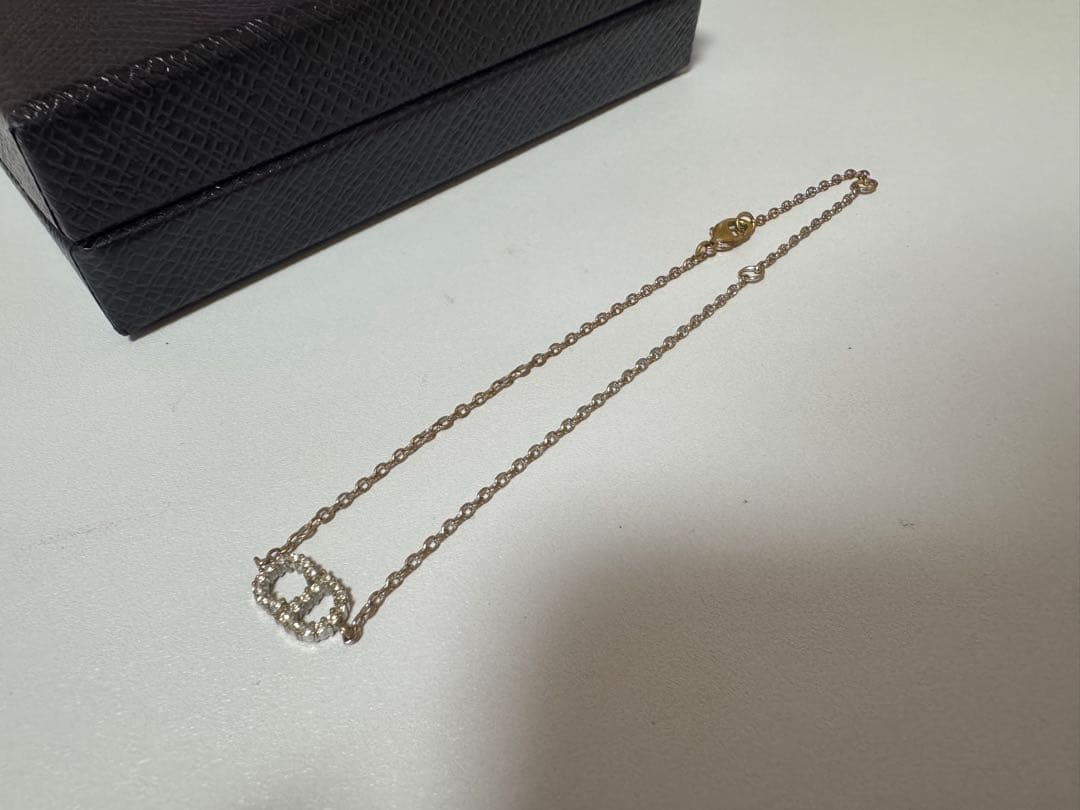 Dioディオール ロゴ ブレスレット シルバー