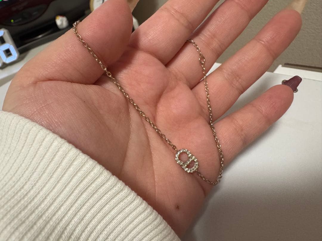 Dioディオール ロゴ ブレスレット シルバー