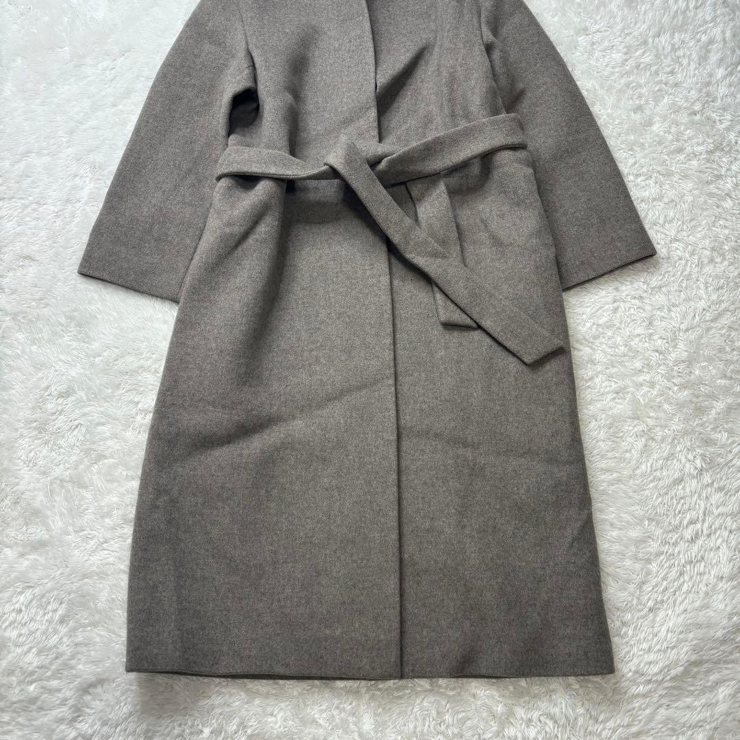 極美品✨ビューティー＆ユース ユナイテッドアローズ ノーカラーコート ベルト