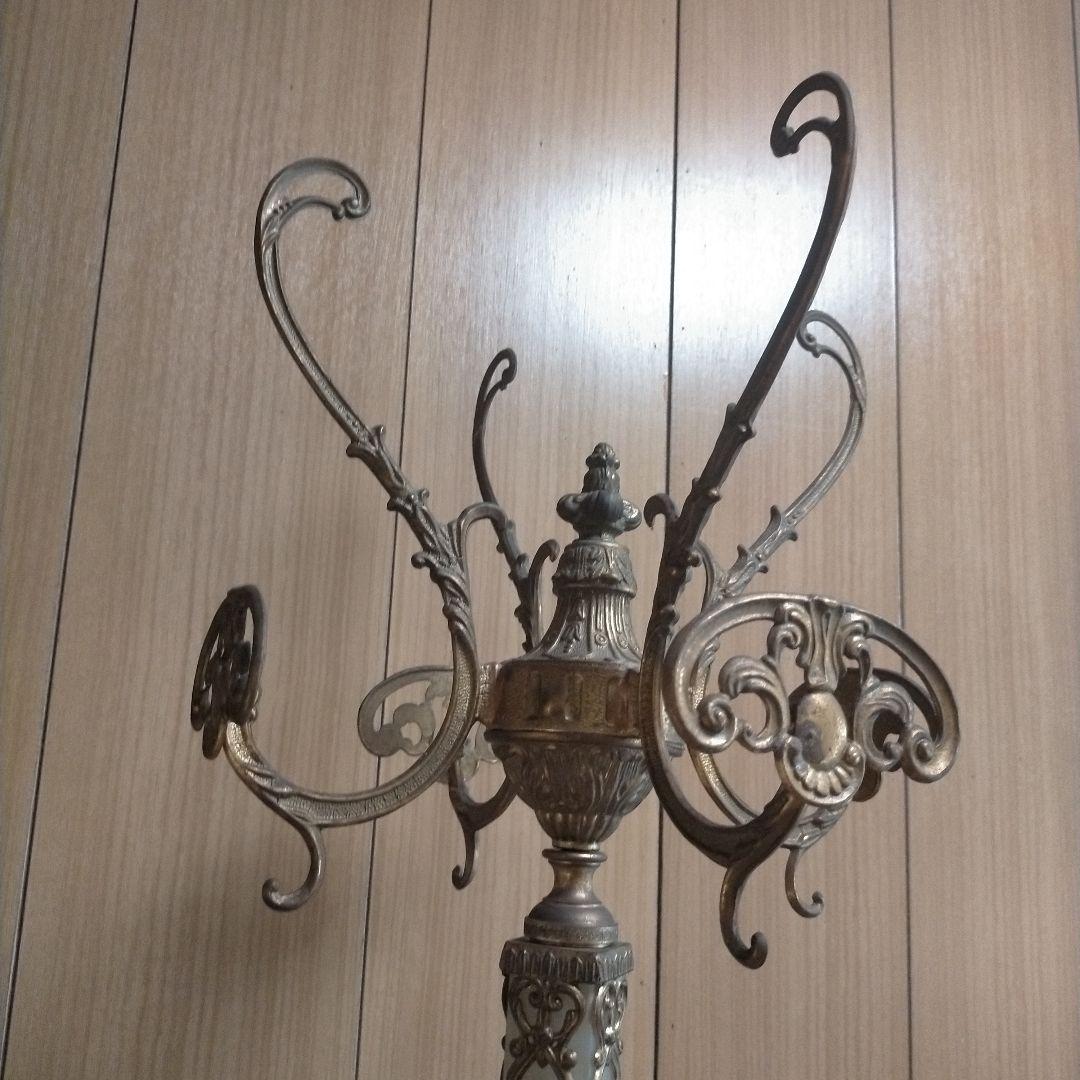 イタリア製 コートハンガー ハットスタンド コート掛け 帽子かけ 大理石 レトロ